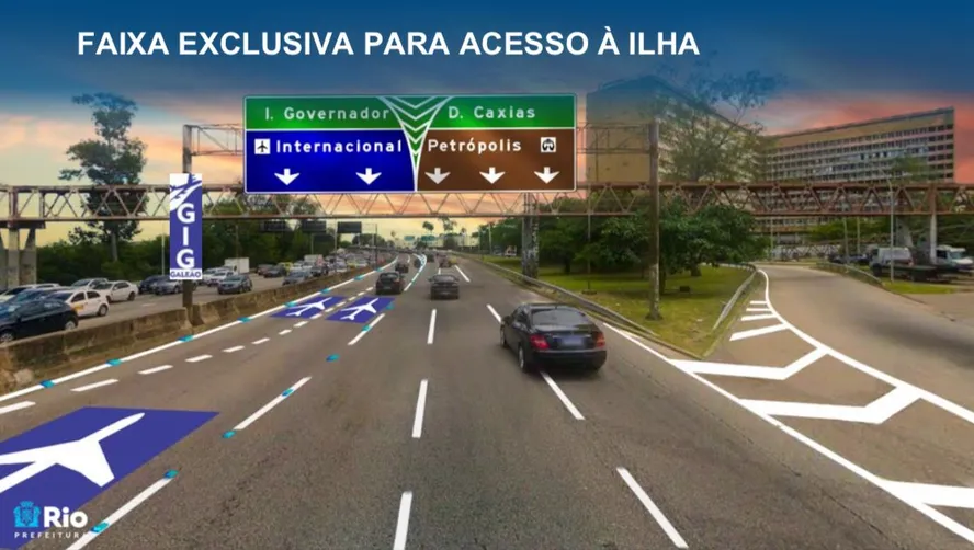 Você está visualizando atualmente Linha Vermelha terá faixa exclusiva para acesso ao Galeão